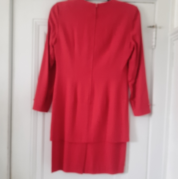 4 Lois synder Daini Max Red zipper dress - Picture 4 of 7